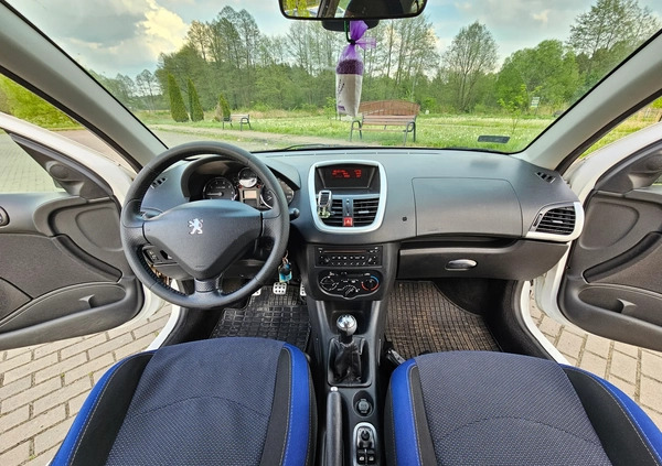 Peugeot 206 plus cena 11900 przebieg: 234857, rok produkcji 2012 z Przysucha małe 211